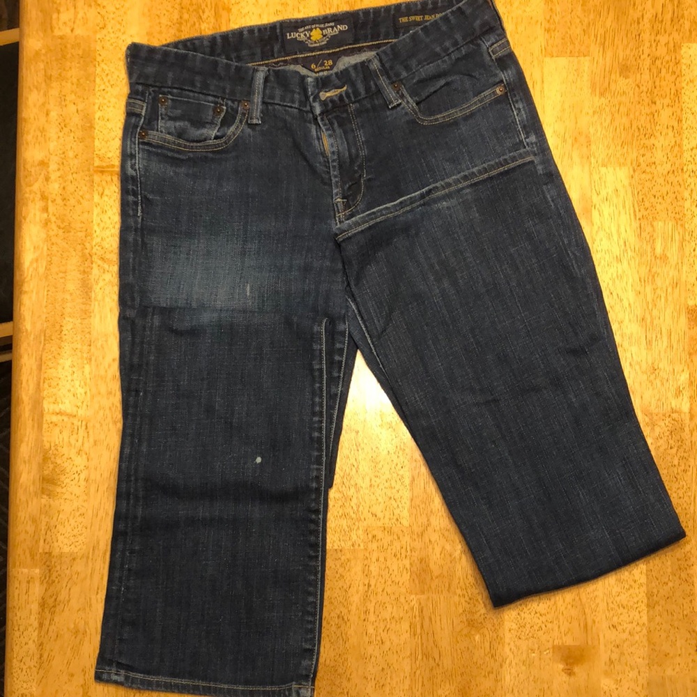 LUCKY BRAND JEANS The Sweet Jean Boot Size 6/28 Regular